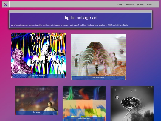 collages screenshot