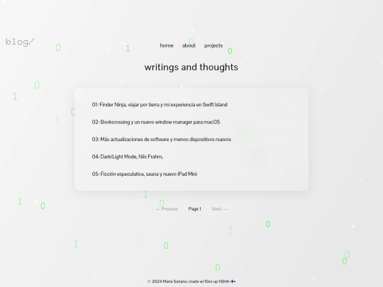 blog screenshot