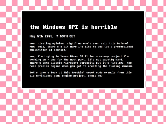 pages/blog/win32 screenshot