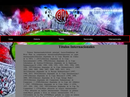river_plate/internacionales screenshot