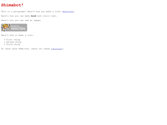 index screenshot