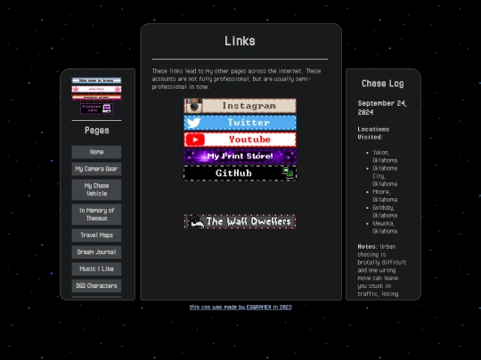links screenshot