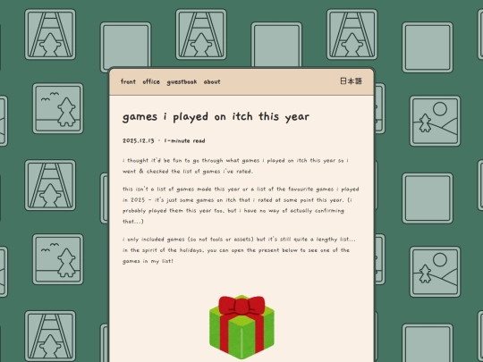 office/2025-12-13-games-i-played-on-itch-this-year screenshot