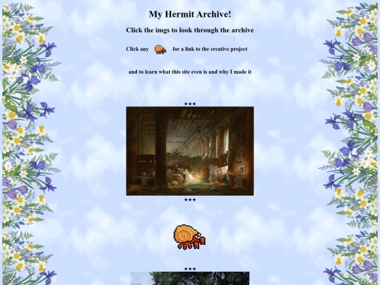 Hermit Archive Project/Hermit-Creative-Project screenshot