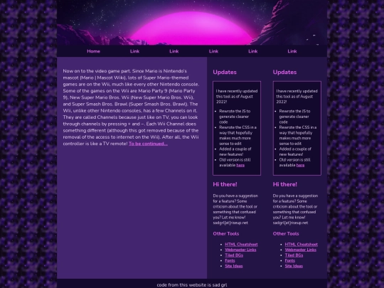 wiipage2 screenshot