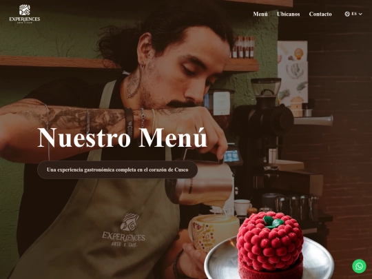 menu screenshot