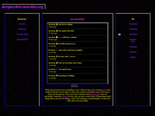 microblog screenshot