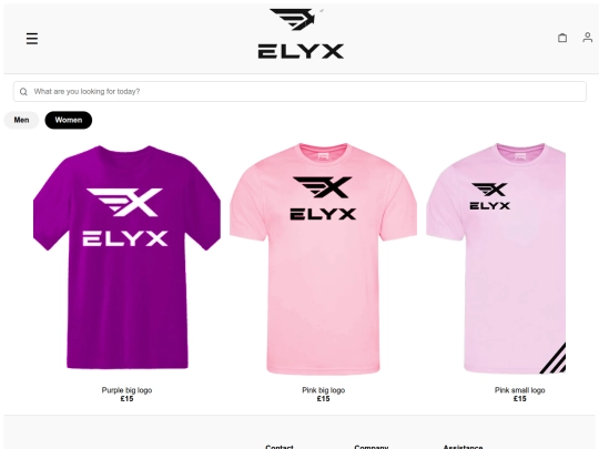 shop-women screenshot