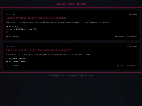 index screenshot