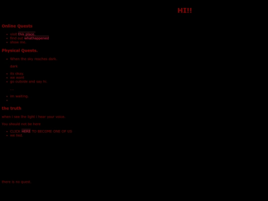 QUEST screenshot