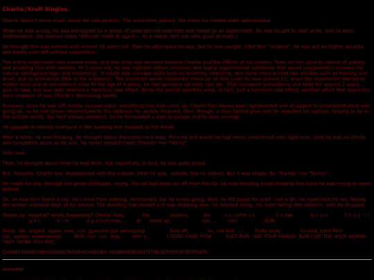WRITE/OFFICERIWASJUSTBEINGSILLY/CHARLIE/lore screenshot