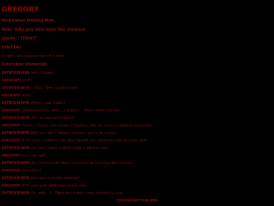 WRITE/OFFICERIWASJUSTBEINGSILLY/GREGORY screenshot
