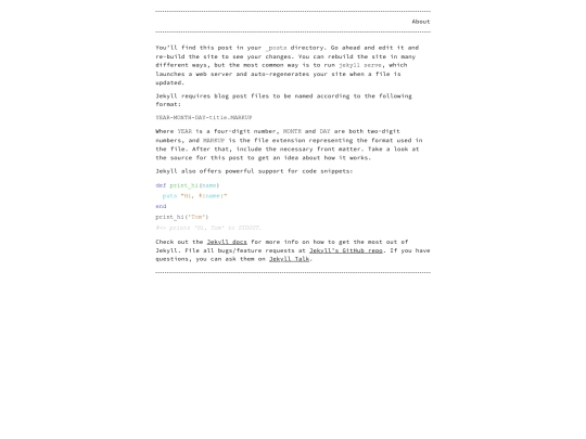 jekyll/update/2020/07/11/welcome-to-jekyll screenshot