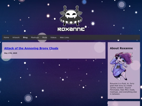 blog screenshot
