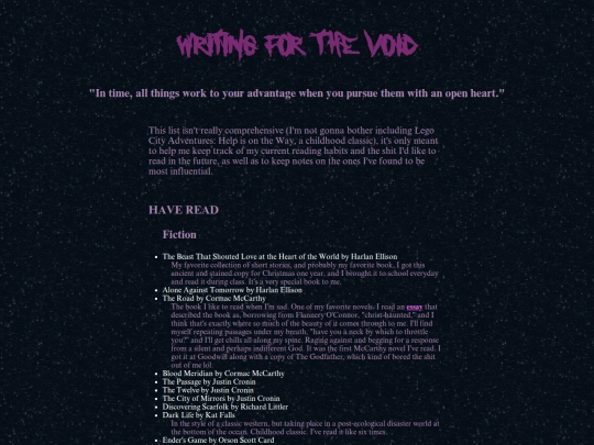 readinglist screenshot