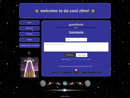 guestbook screenshot