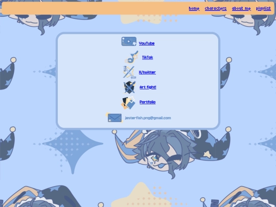Links screenshot