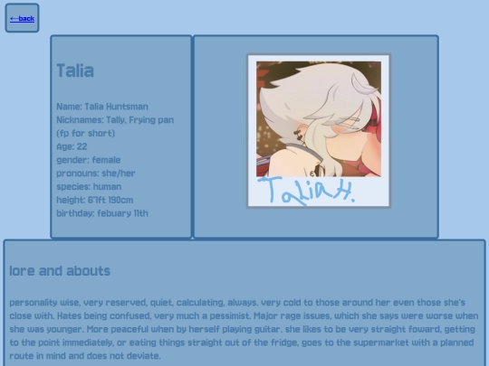 Talia screenshot