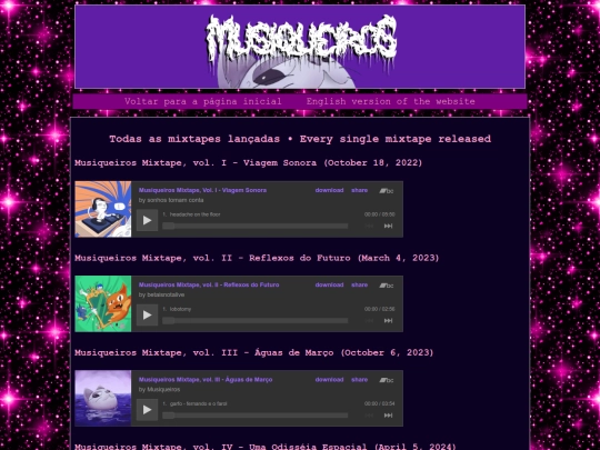 mixtapes screenshot
