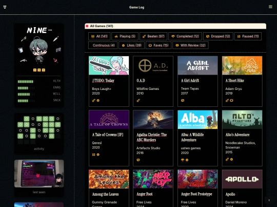 games screenshot