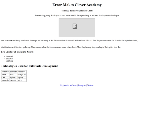 index screenshot