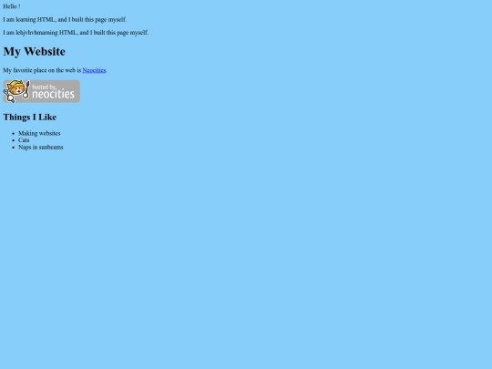 index screenshot