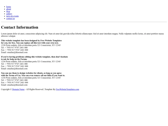 contacts screenshot