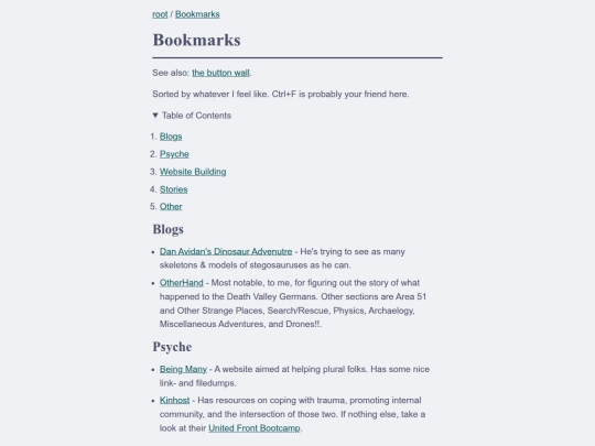 bookmarks screenshot