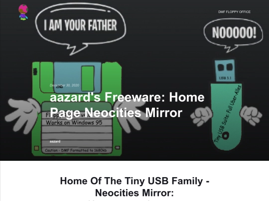 aazards-freeware-home-page-neocities-mirror screenshot