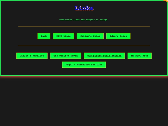 links screenshot