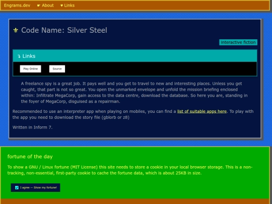 projects/silver-steel screenshot