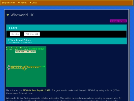 projects/wireworld1k screenshot