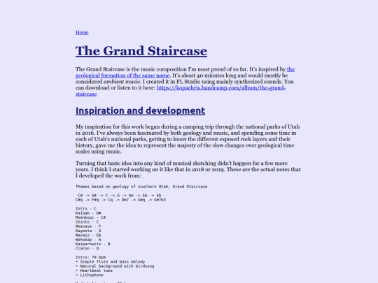music/thegrandstaircase screenshot