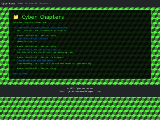 CyberChapters screenshot