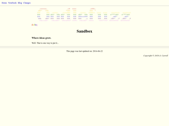 sandbox screenshot
