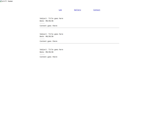 logs/current screenshot