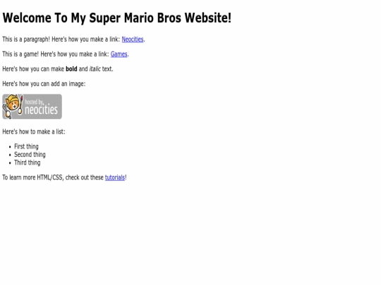 index screenshot
