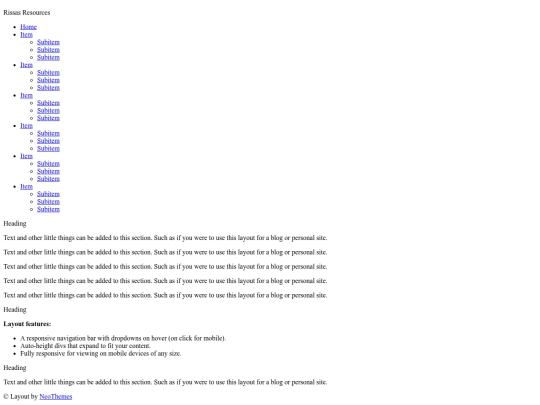index screenshot