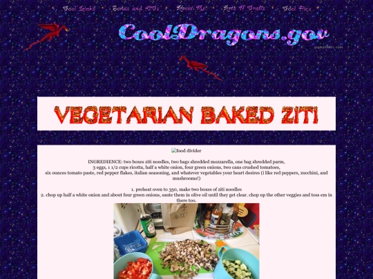 old pages/recipes1 screenshot
