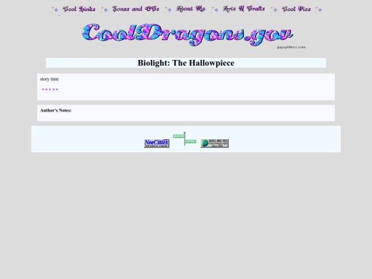 writing/biolight screenshot
