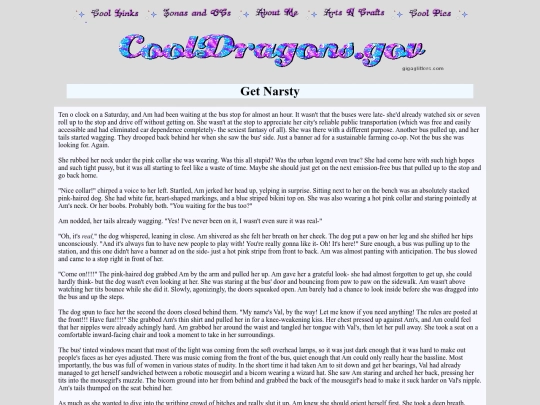 writing/getnarsty screenshot