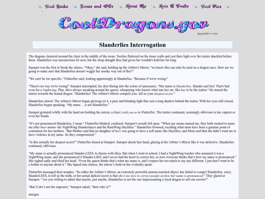 writing/slanderlies screenshot