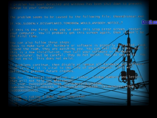 bluescreen screenshot