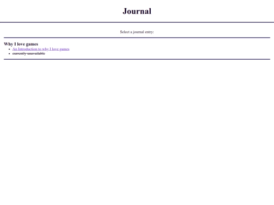 den/Journal screenshot