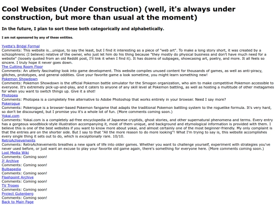 coolwebsites screenshot