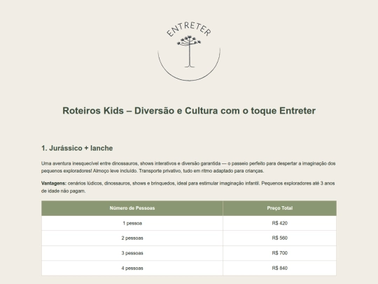 roteiros_kids screenshot