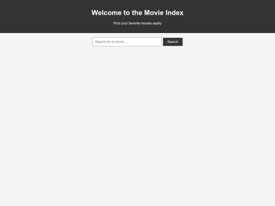 index screenshot