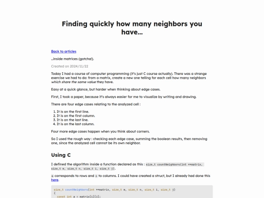 articles/neighbors screenshot