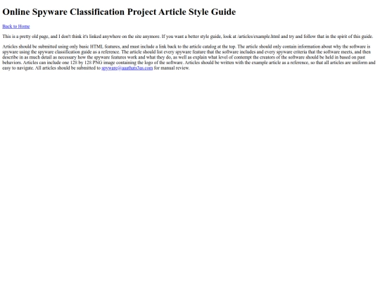 spyware/guides/style screenshot