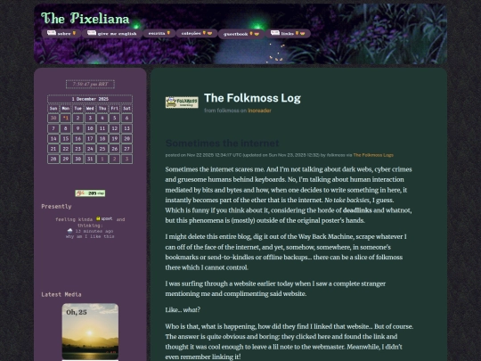 blog screenshot